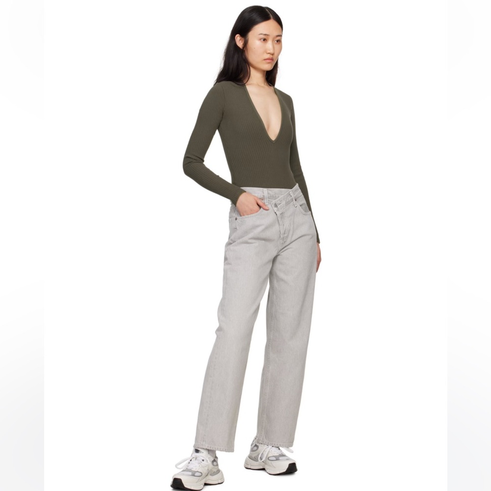 AGolde Criss Cross Jean in Rain Size 27 NWT